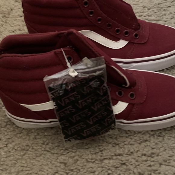 dark red vans